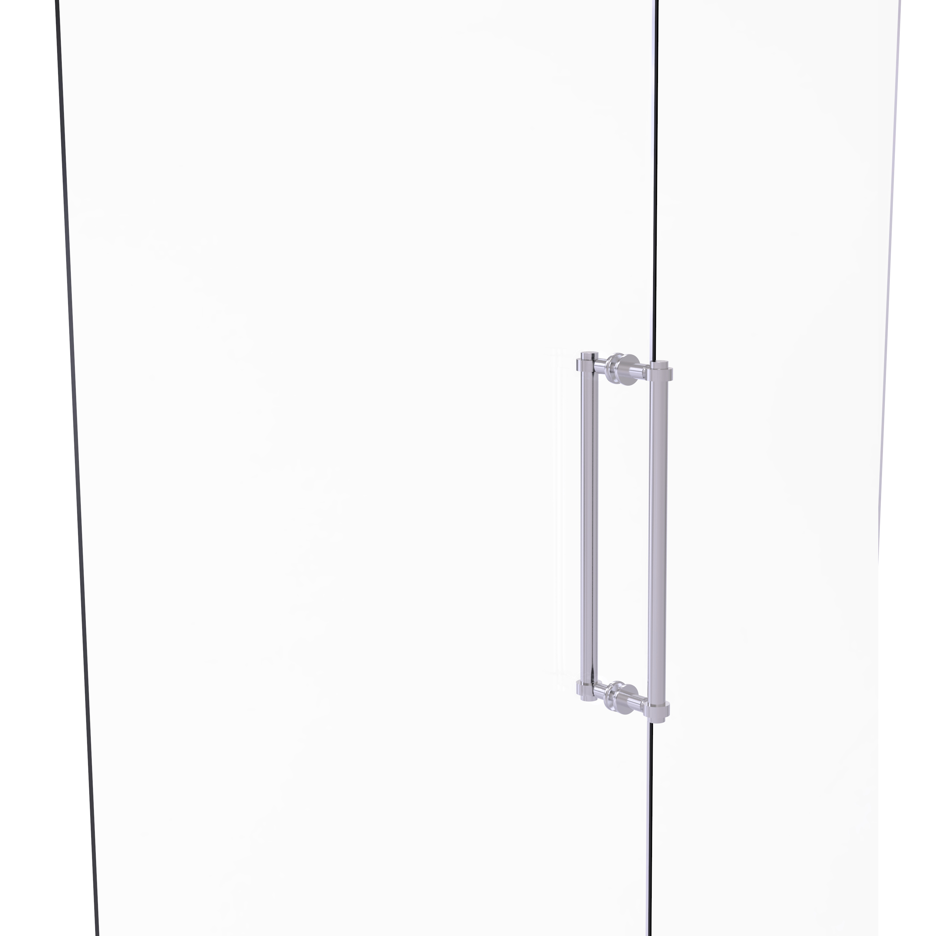 Contemporary 18 Inch Back to Back Shower Door Pull - 404-18BB-SCH